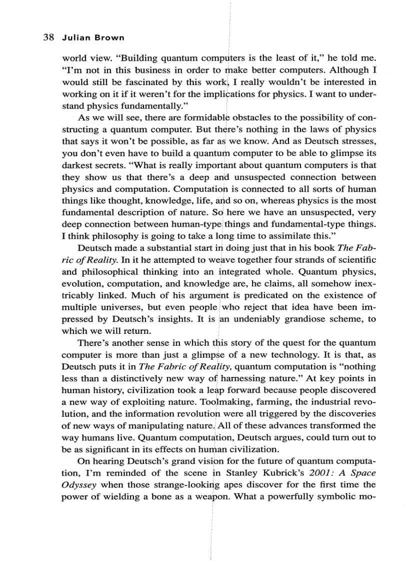 image for page Minds Machines and the Multiverse The Quest for the Quantum Computer