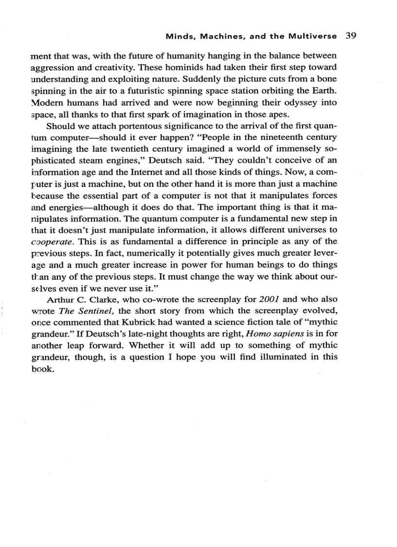 image for page Minds Machines and the Multiverse The Quest for the Quantum Computer