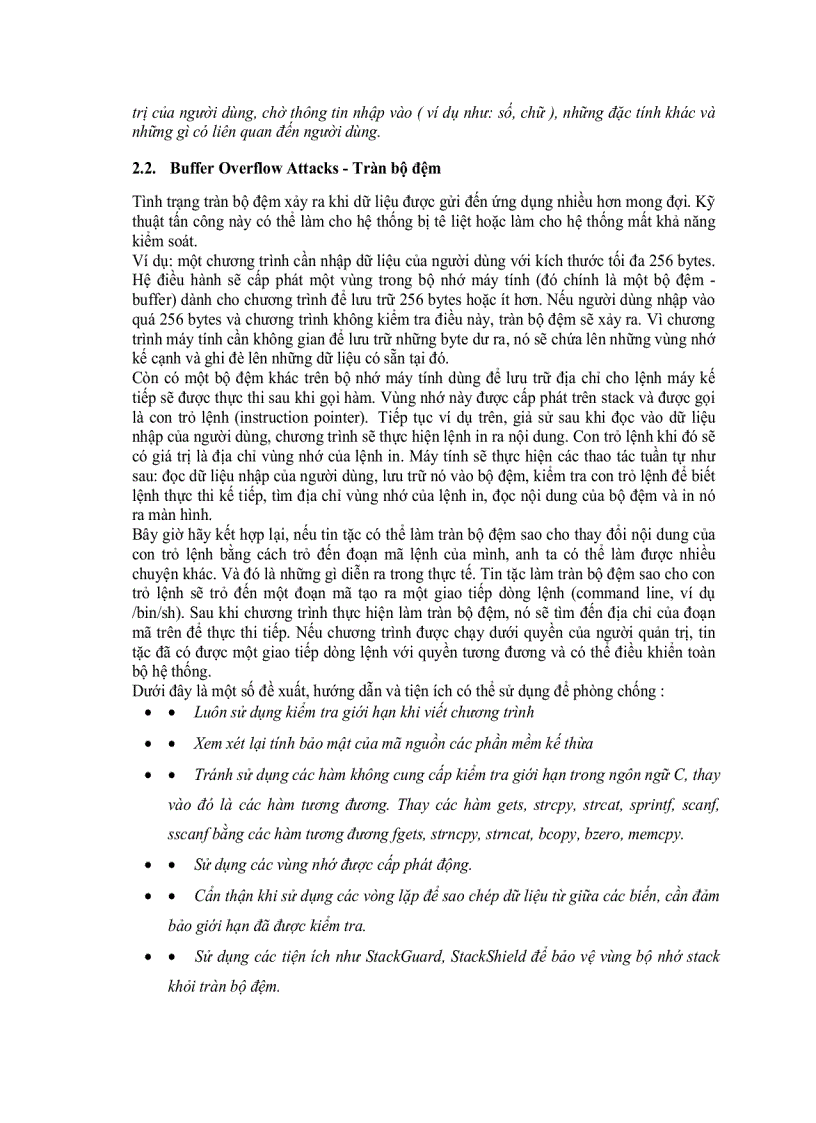 image for page Một số gợi ý để bảo mật