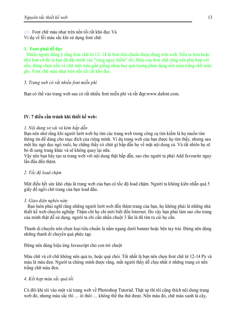 image for page Nguyên tắc thiết kế web