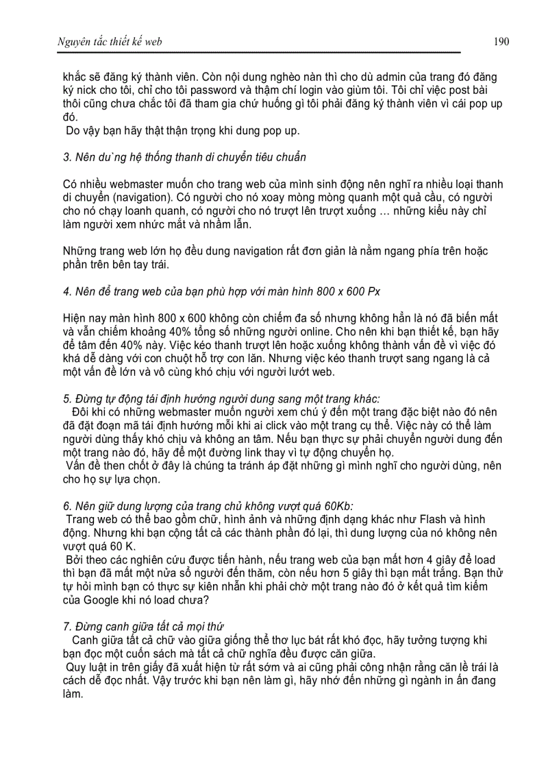 image for page Nguyên tắc thiết kế web