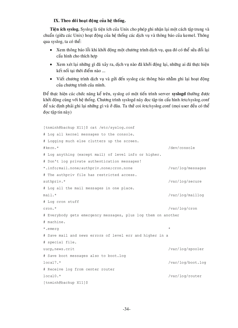 image for page Nhập môn hệ điều hành Linux