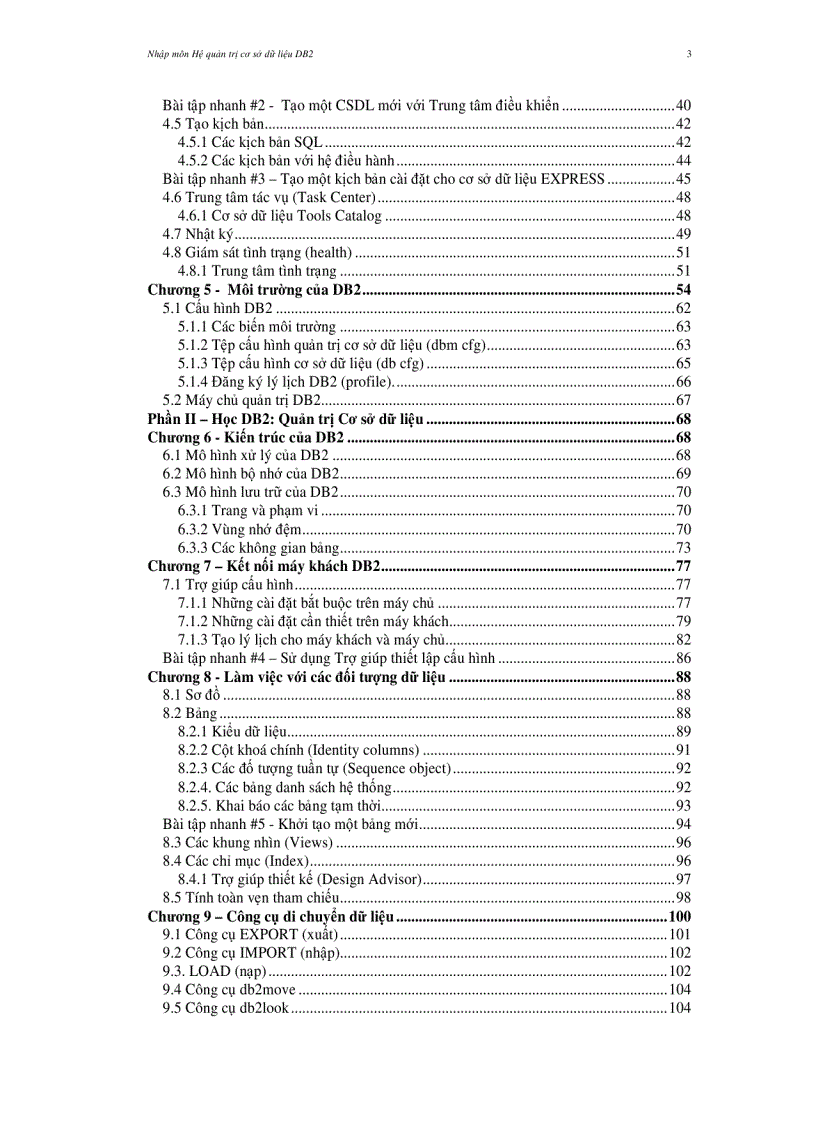 image for page Nhập môn Hệ quản trị cơ sở dữ liệu DB2