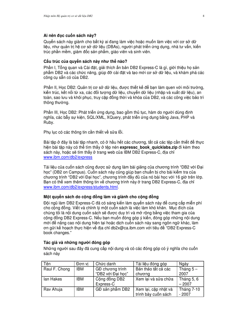 image for page Nhập môn Hệ quản trị cơ sở dữ liệu DB2