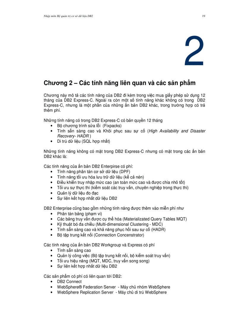 image for page Nhập môn Hệ quản trị cơ sở dữ liệu DB2