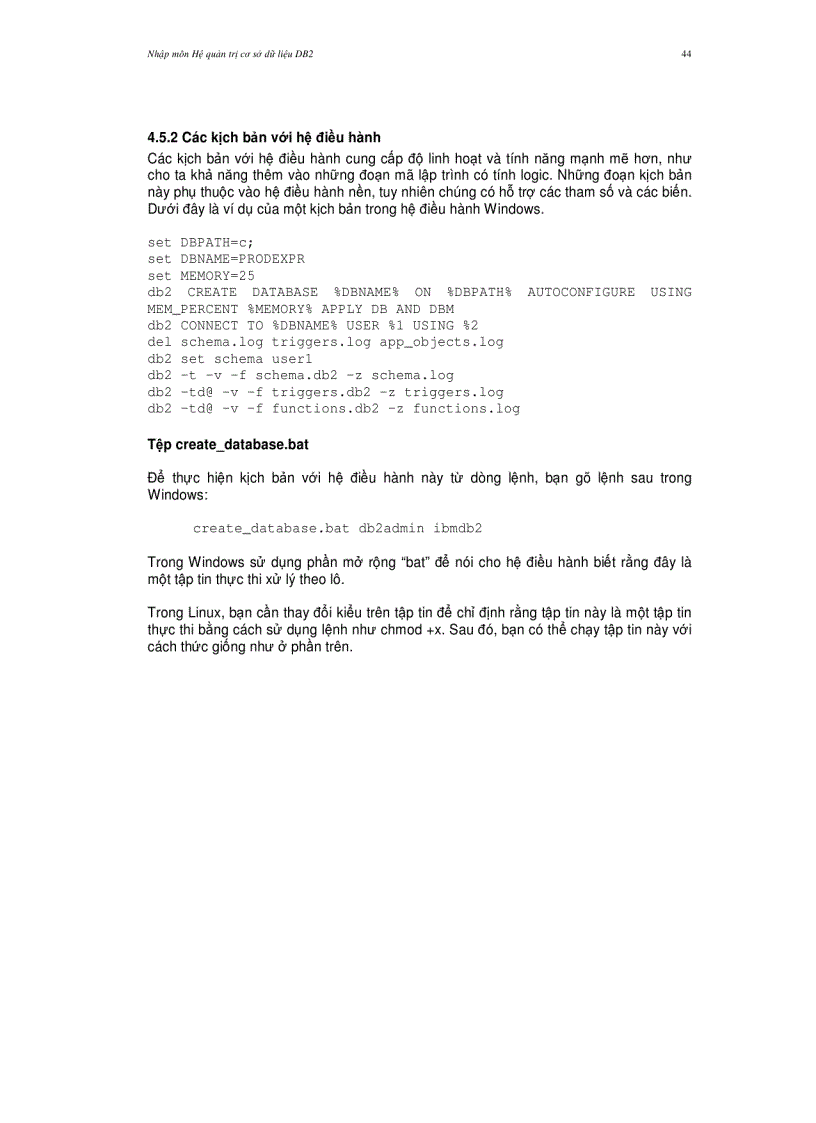image for page Nhập môn Hệ quản trị cơ sở dữ liệu DB2