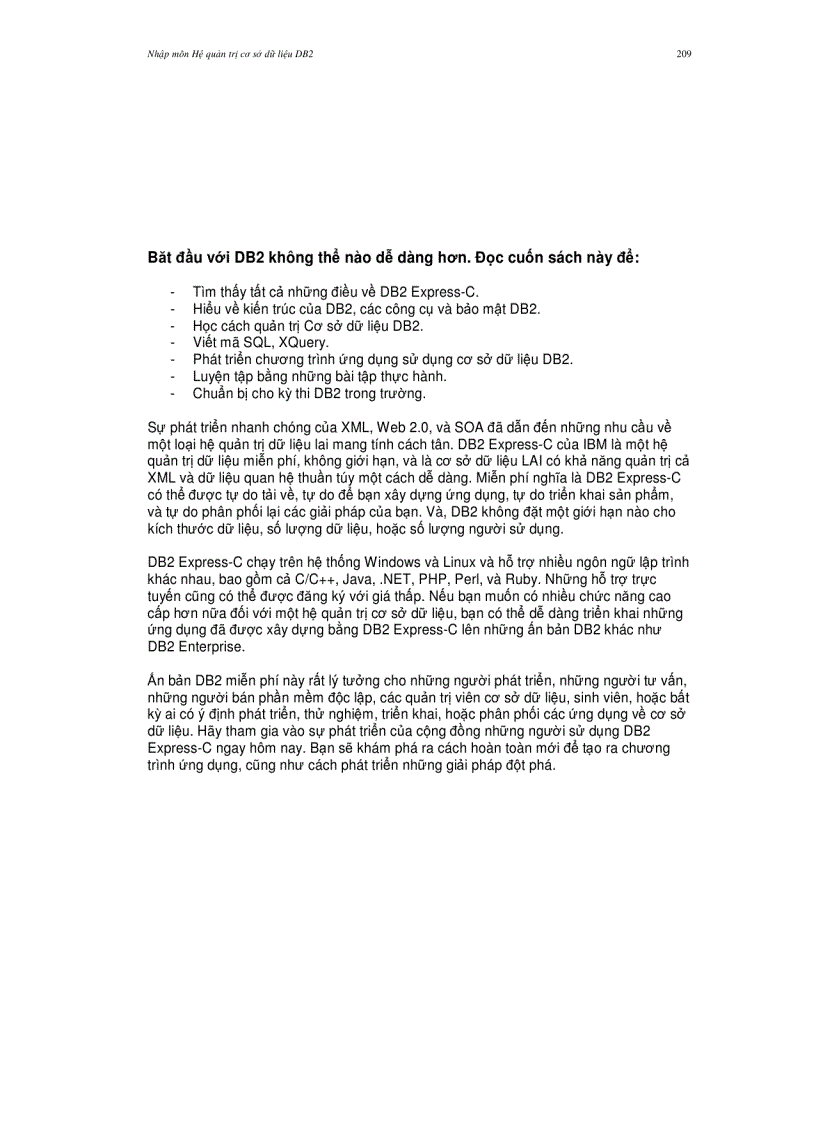 image for page Nhập môn Hệ quản trị cơ sở dữ liệu DB2