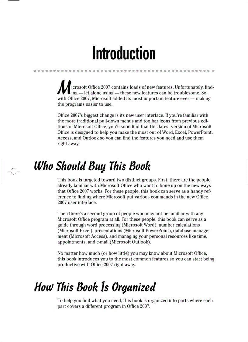 image for page Office 2007 For Dummies