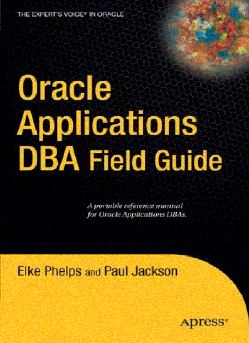 image for page Oracle Applications DBA Field Guide