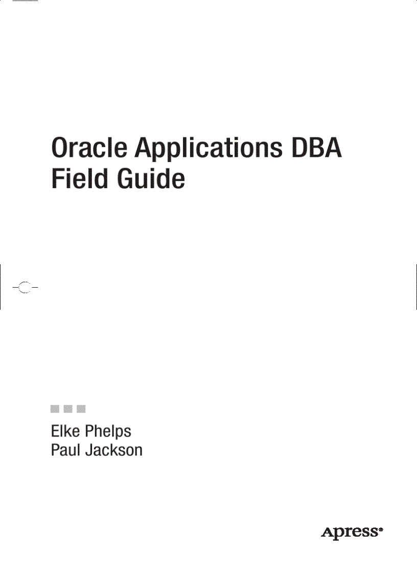 image for page Oracle Applications DBA Field Guide