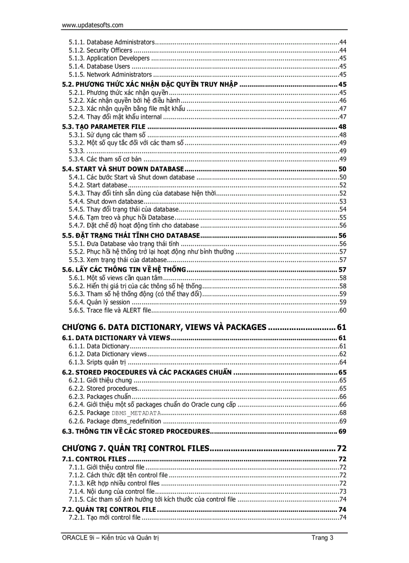 image for page Oracle Kiến Trúc Và Quản Trị 1