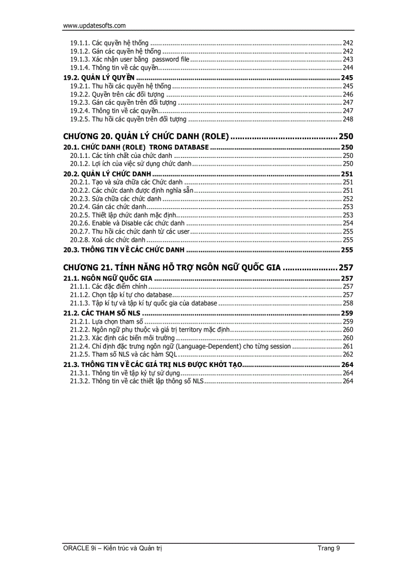 image for page Oracle Kiến Trúc Và Quản Trị 1