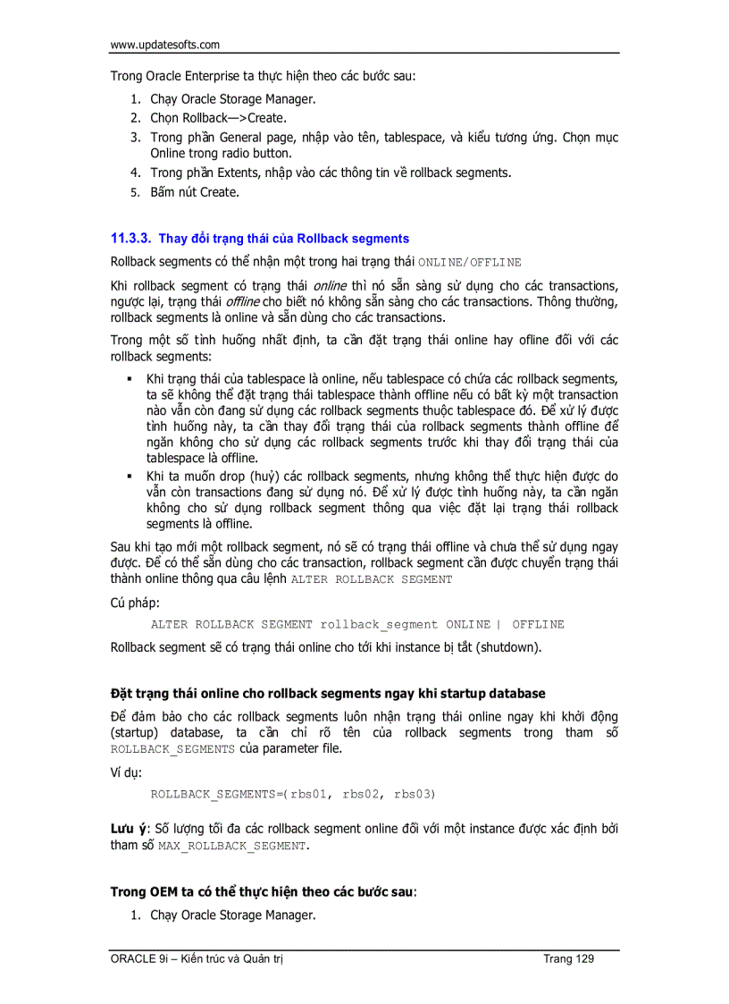 image for page Oracle Kiến Trúc Và Quản Trị 1