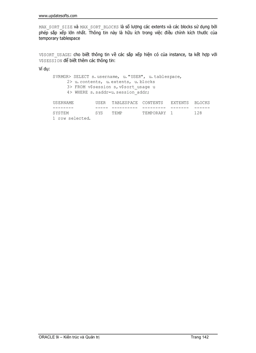 image for page Oracle Kiến Trúc Và Quản Trị 1