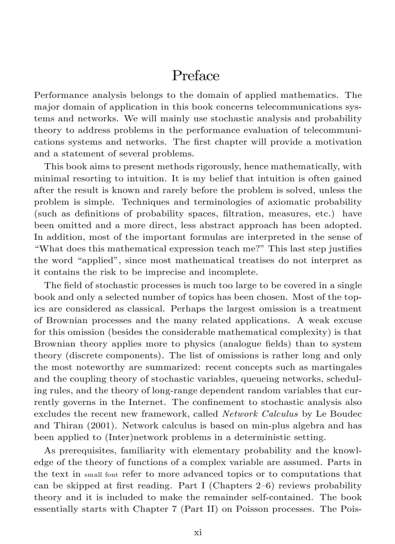 image for page Performance Analysis of Communications Networks and Systems