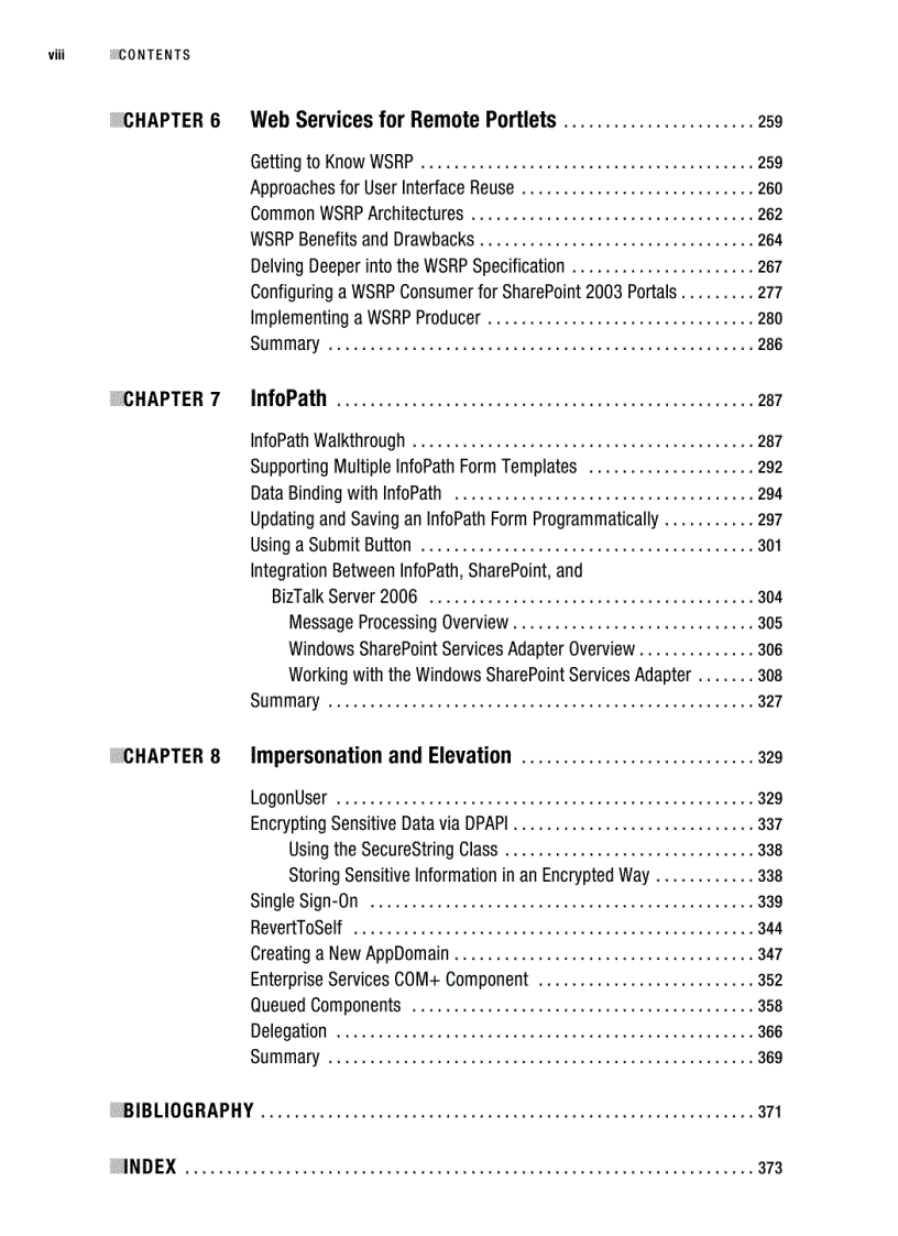 image for page Pro SharePoint 2003 Development Techniques