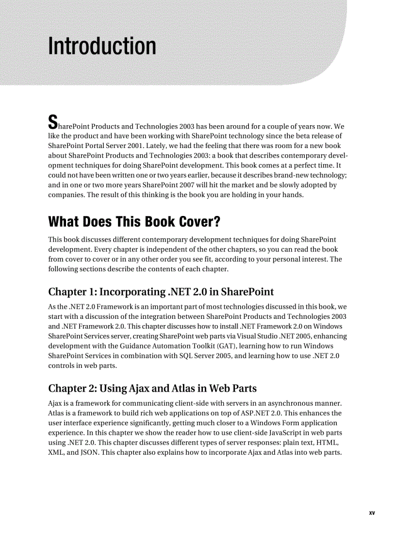 image for page Pro SharePoint 2003 Development Techniques