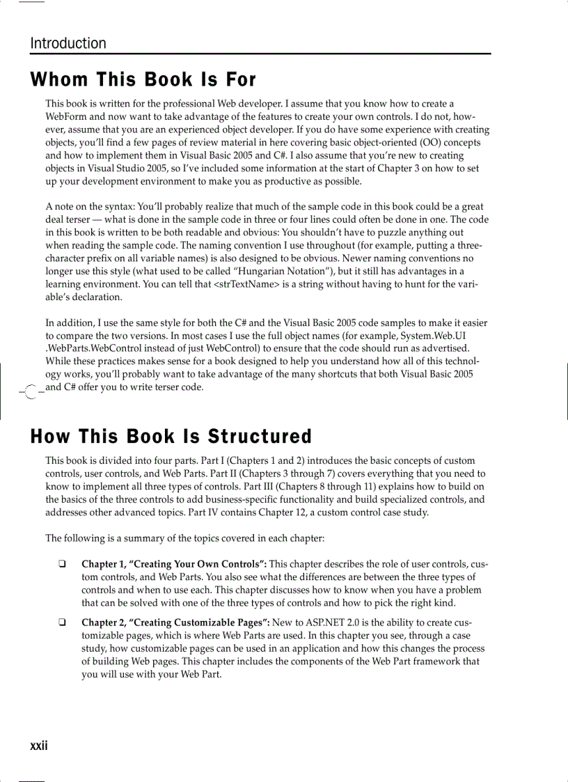 image for page Professional Web Parts and Custom Controls with ASP dot NET 2 0 Nov 2005