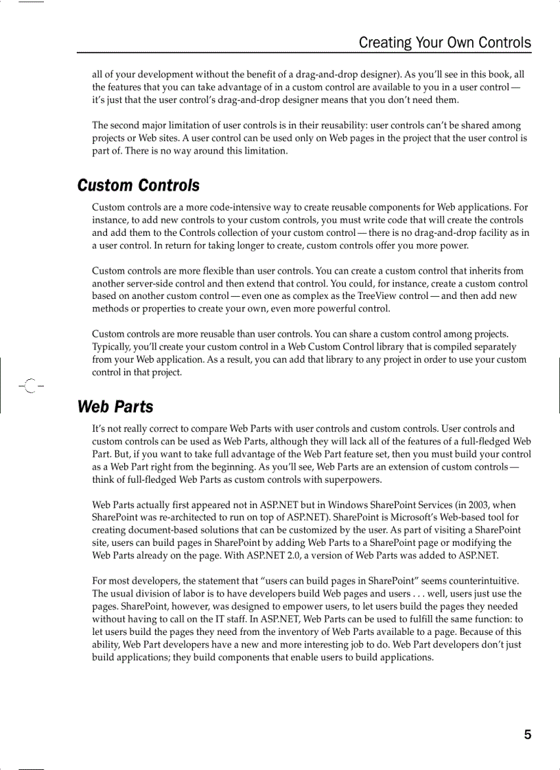 image for page Professional Web Parts and Custom Controls with ASP dot NET 2 0 Nov 2005