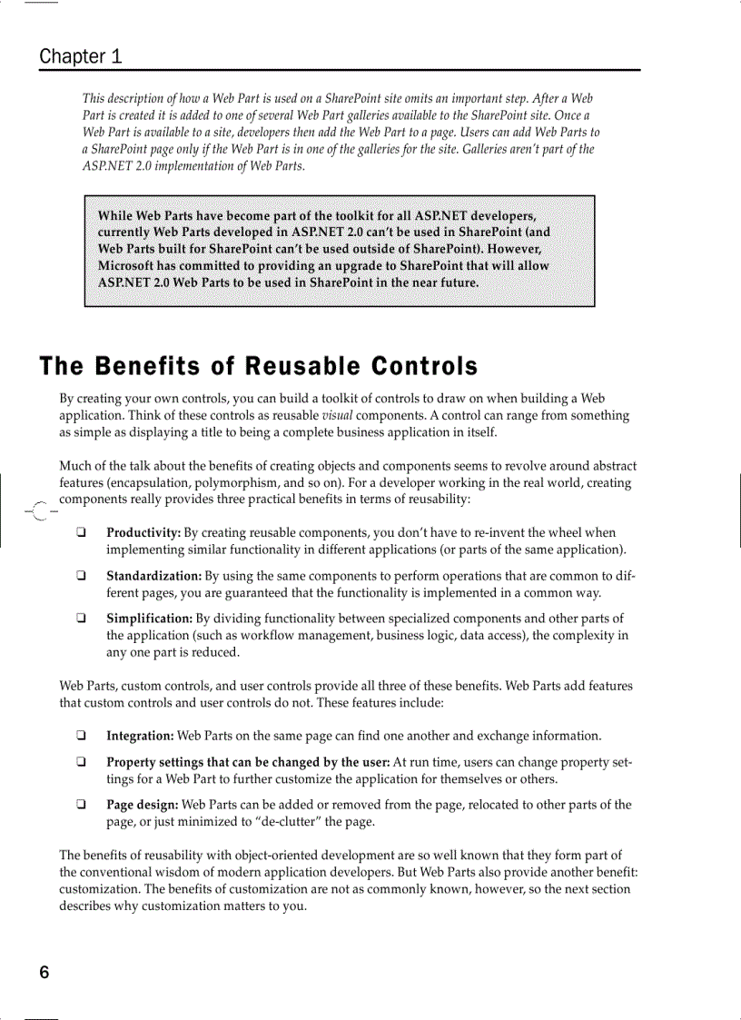 image for page Professional Web Parts and Custom Controls with ASP dot NET 2 0 Nov 2005