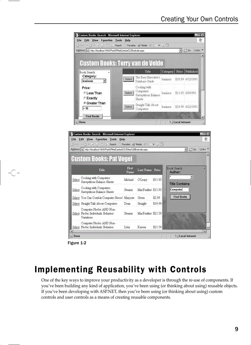 image for page Professional Web Parts and Custom Controls with ASP dot NET 2 0 Nov 2005