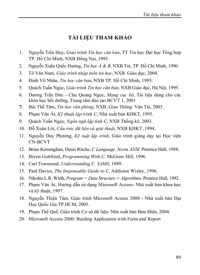 image for page Sách hướng dẫn học tập tin học đại cương
