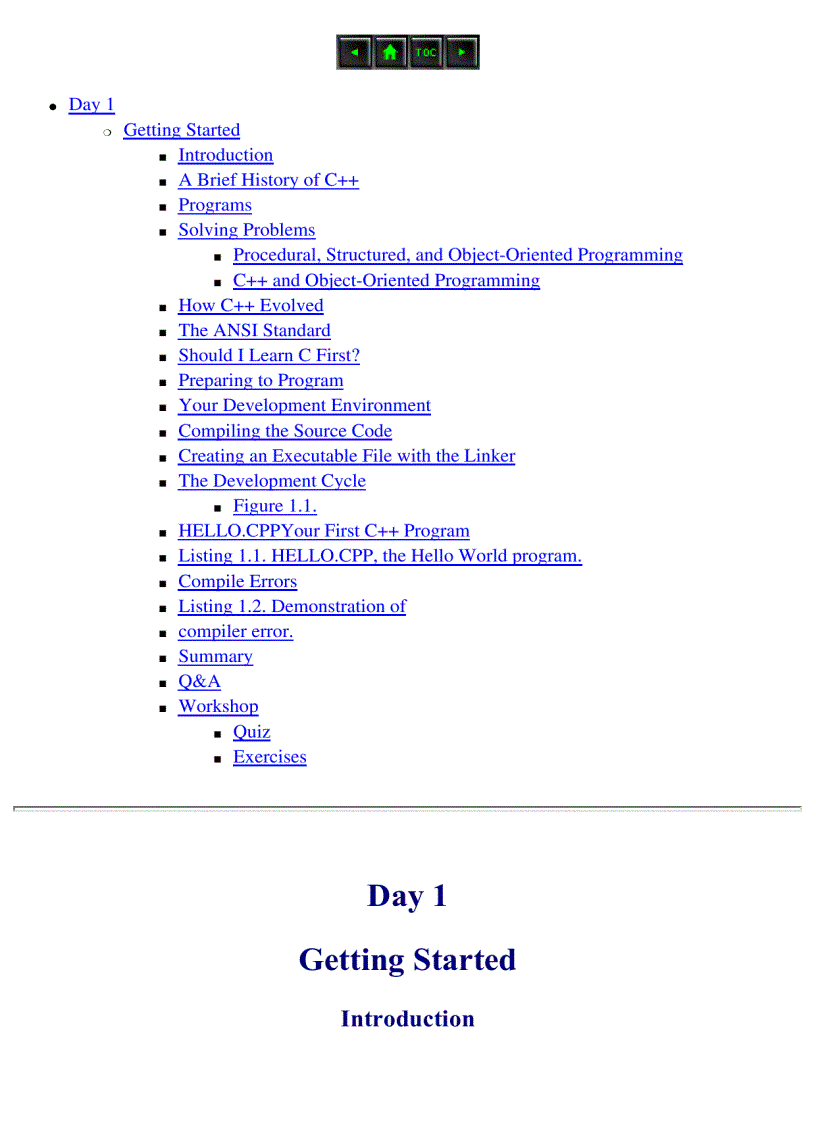 image for page Sams Teach Yourself C in 21 Days 5th Edition