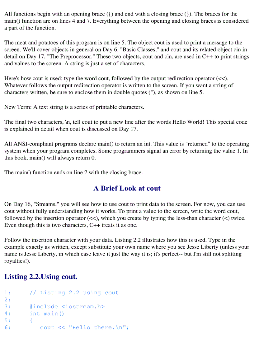 image for page Sams Teach Yourself C in 21 Days 5th Edition