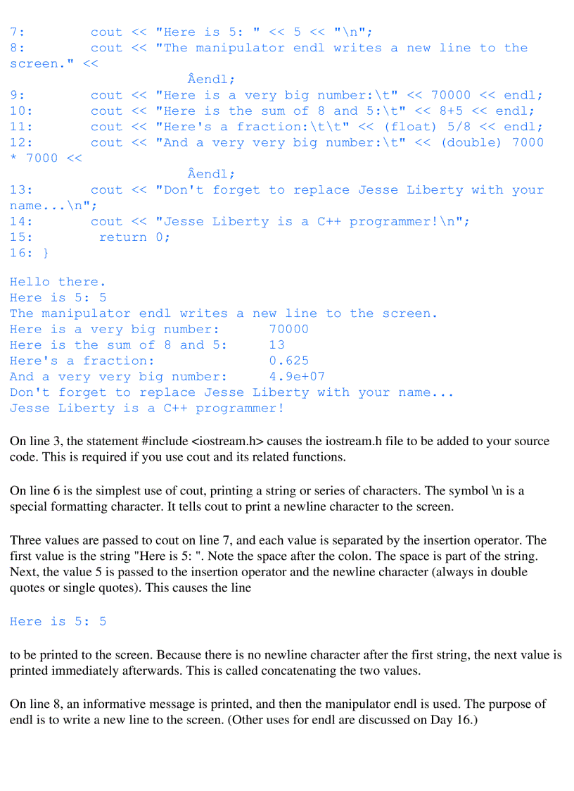 image for page Sams Teach Yourself C in 21 Days 5th Edition