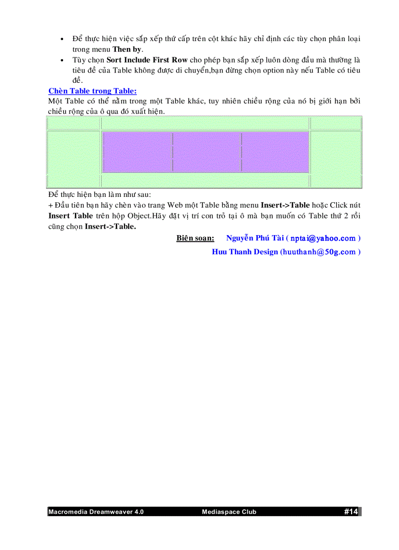 image for page Sử dụng Dreamweaver