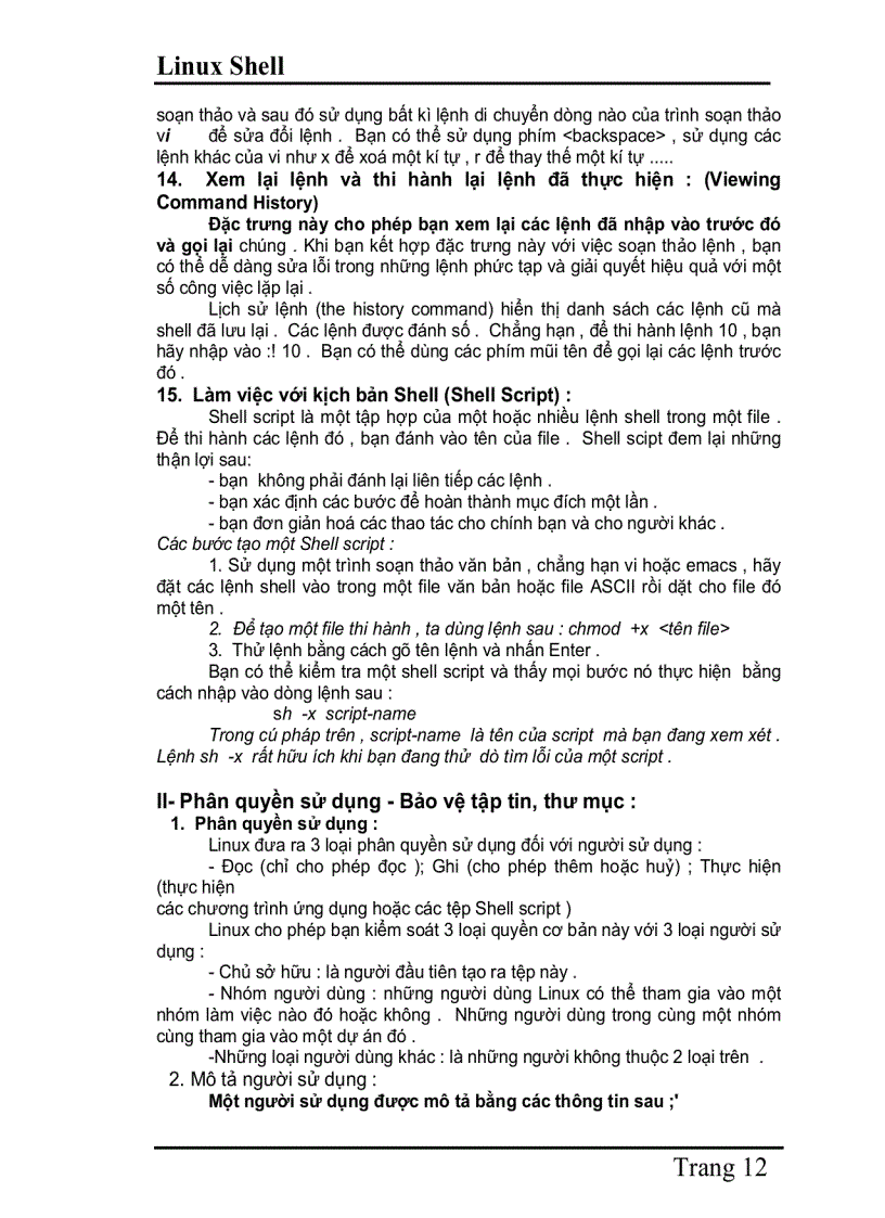 image for page Sử dụng Linux Shell