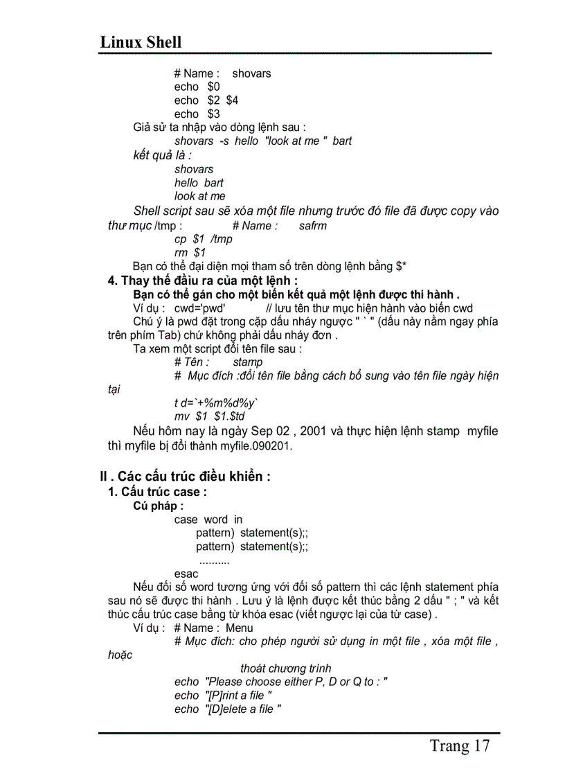 image for page Sử dụng Linux Shell
