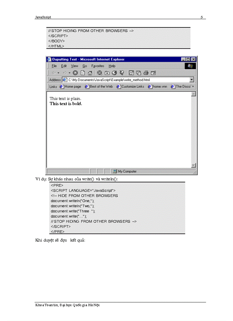 image for page Tài Liệu Javascript