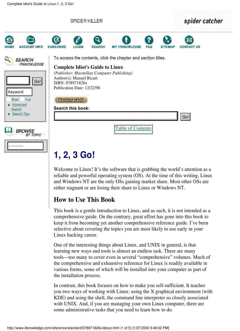 image for page The Complete Idiot s Guide to Linux 2nd Edition