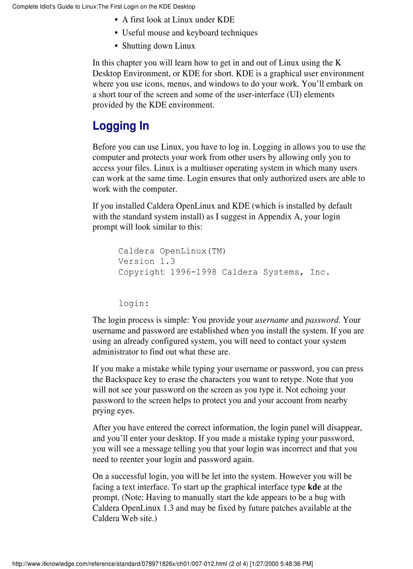image for page The Complete Idiot s Guide to Linux 2nd Edition