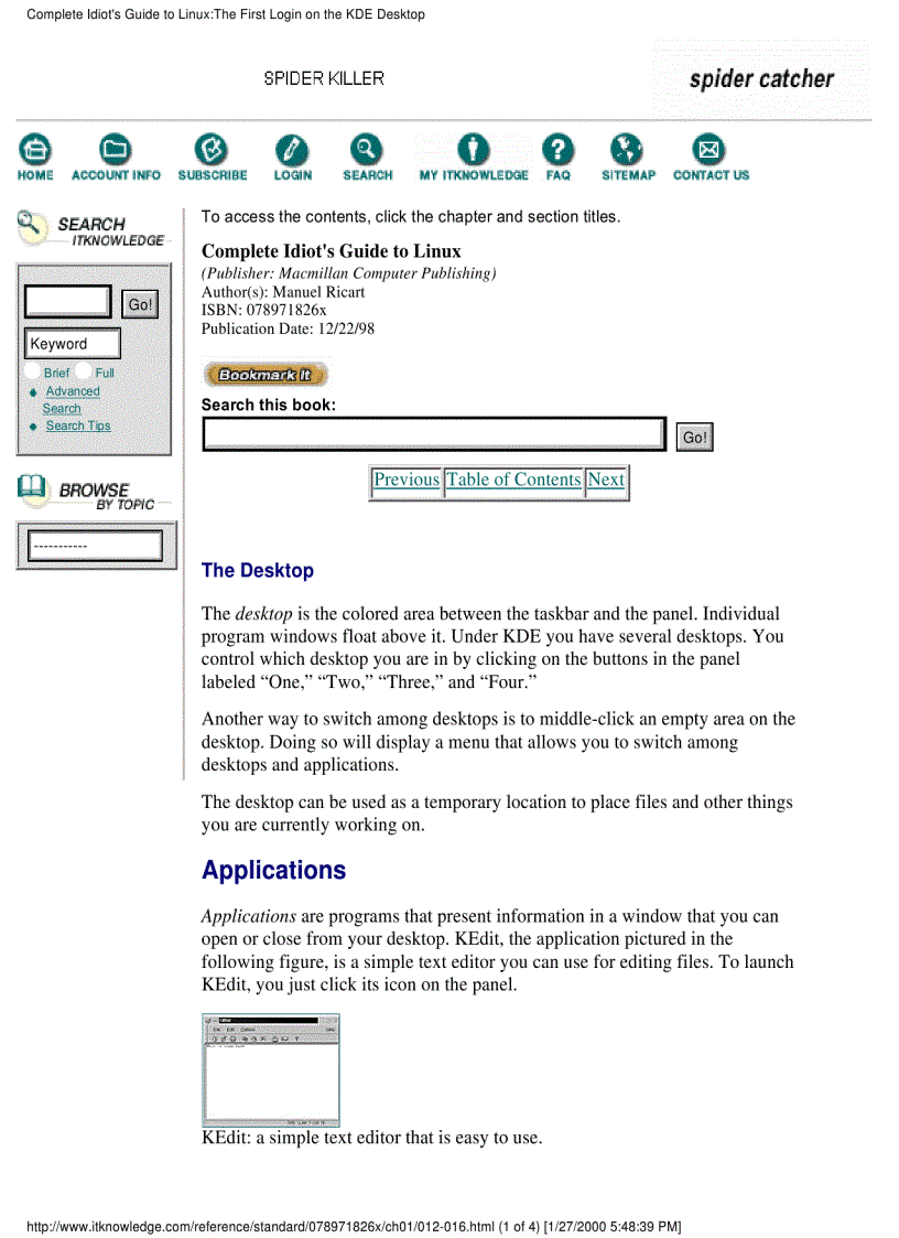 image for page The Complete Idiot s Guide to Linux 2nd Edition