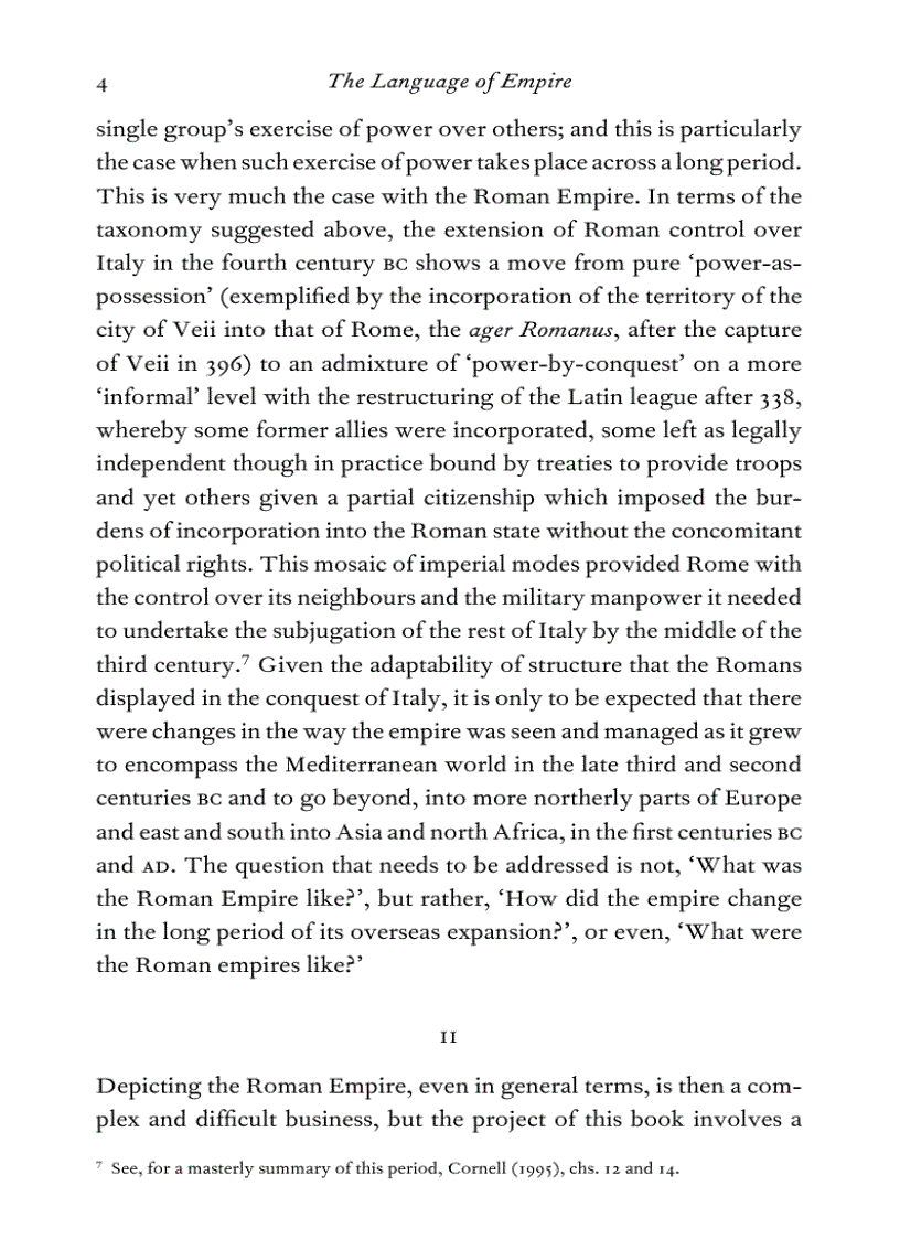 image for page The Language of Empire Rome and the Idea of Empire From the Third Century BC to the Second Century AD