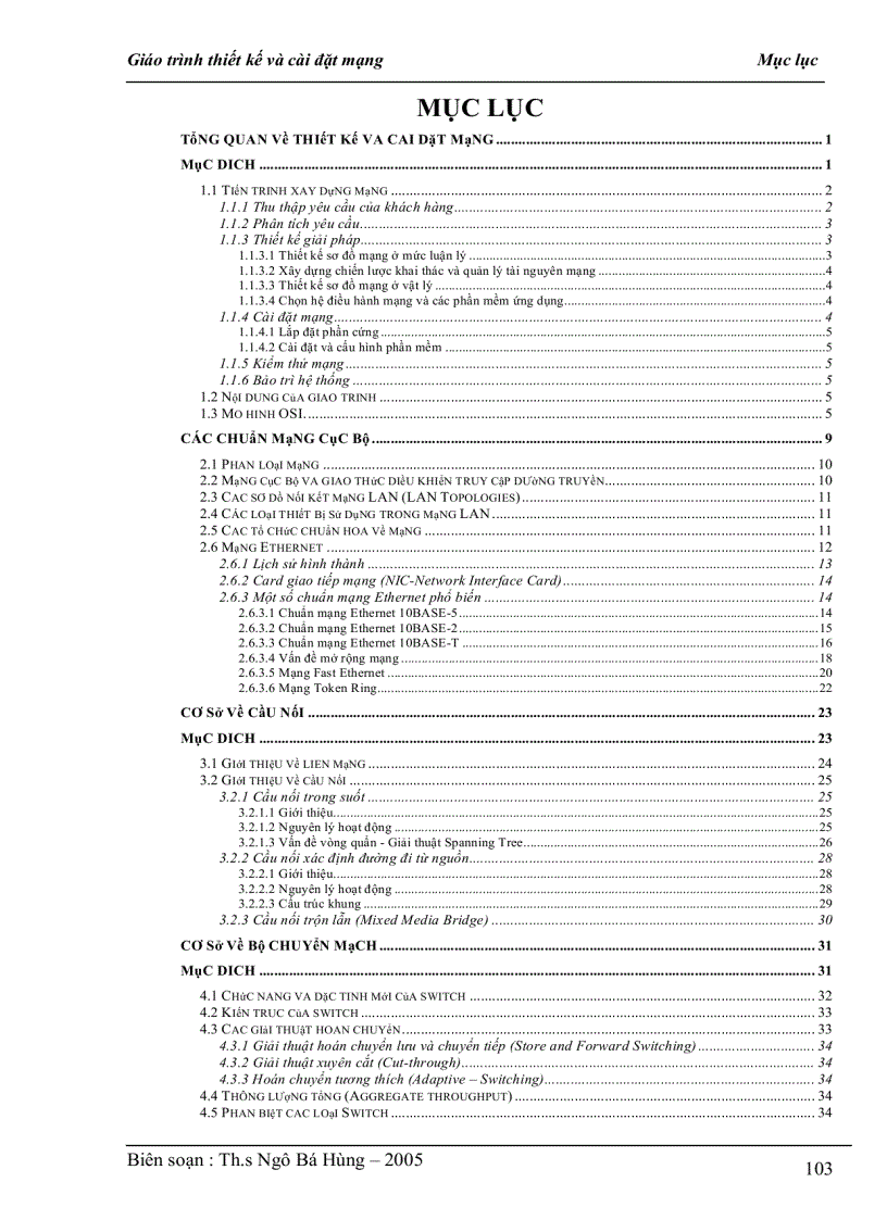 image for page Thiết kế và cài đặt mạng doanh nghiệp Vol 1