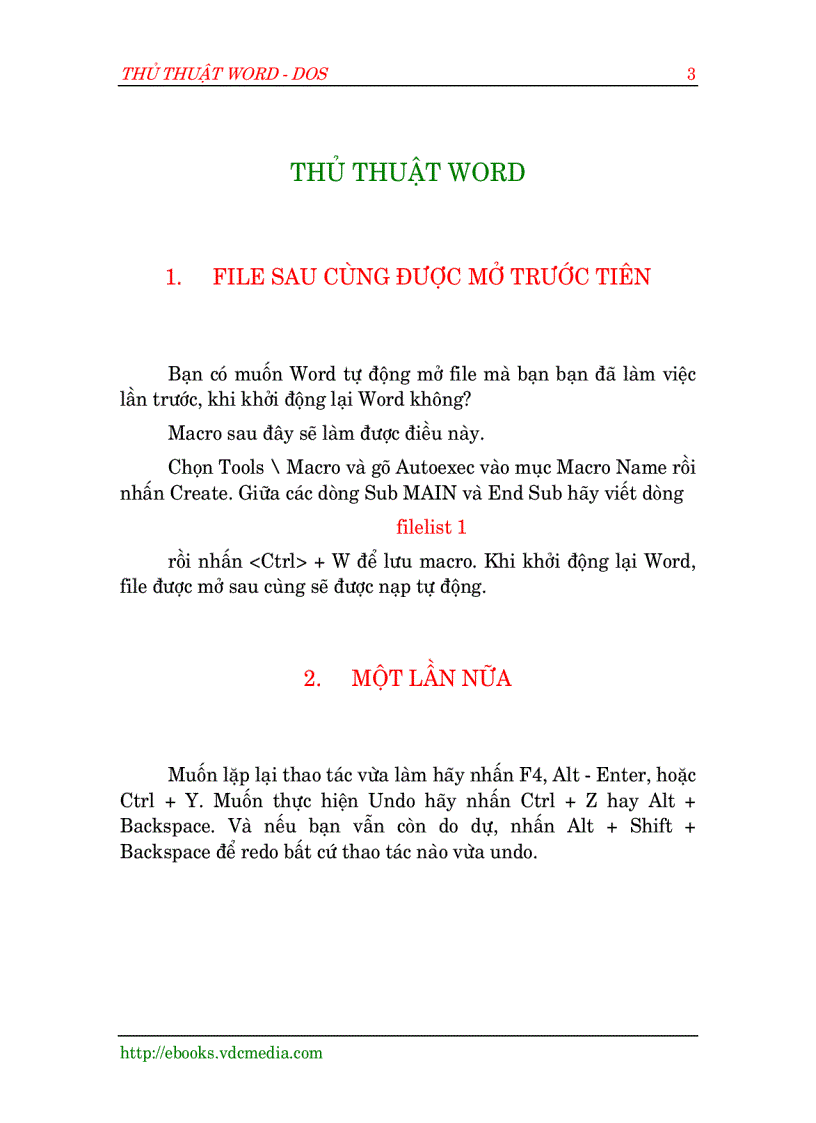 image for page Thủ Thuật Word