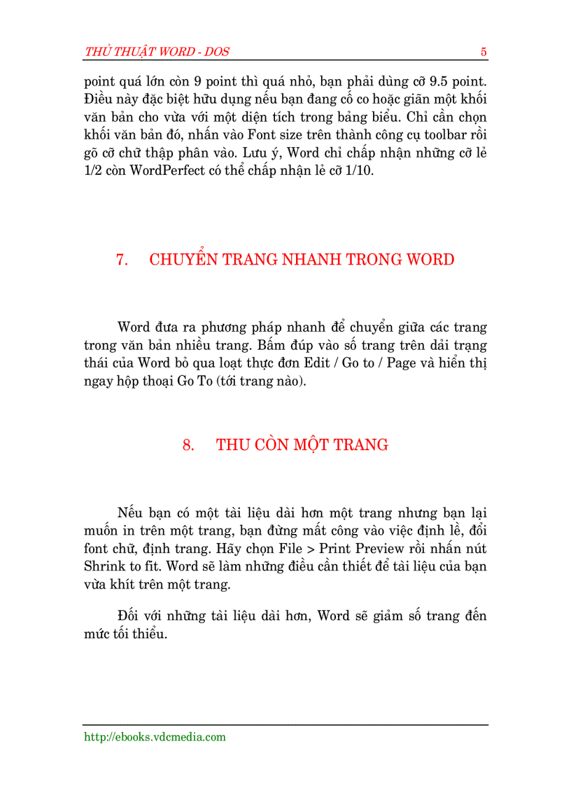 image for page Thủ Thuật Word