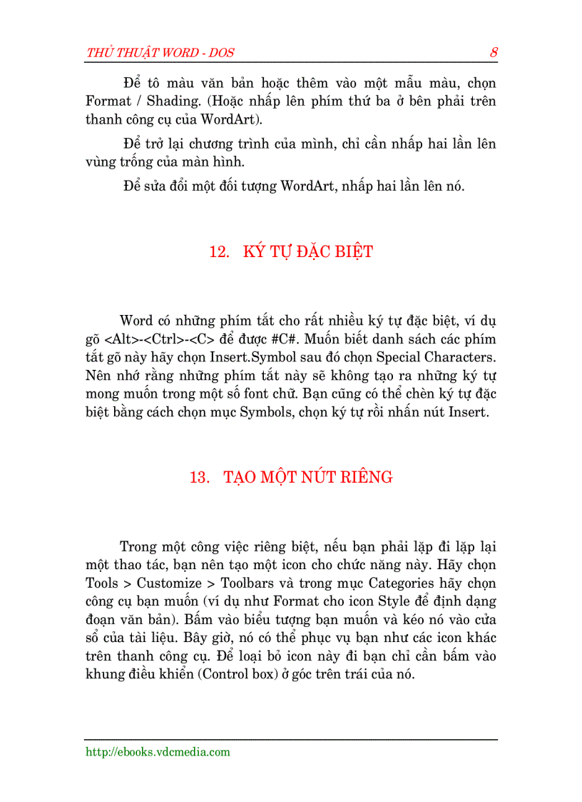 image for page Thủ Thuật Word