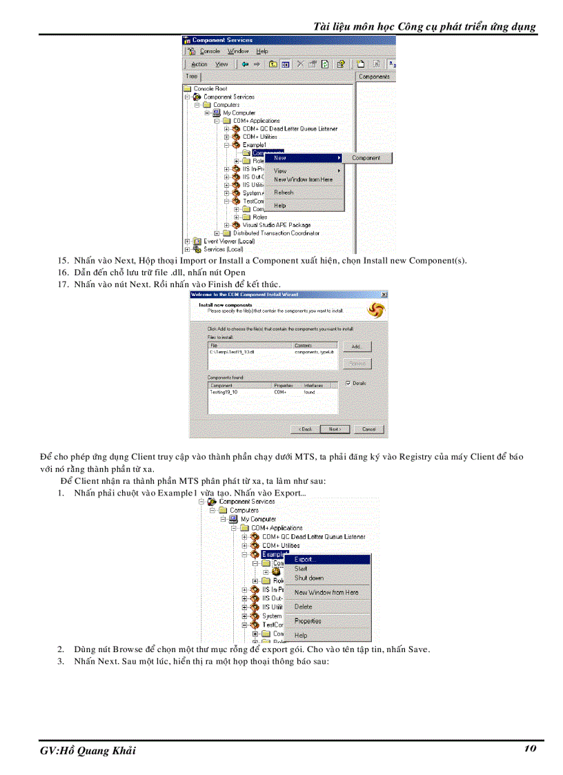 image for page Tìm Hiểu Lập Trình COM