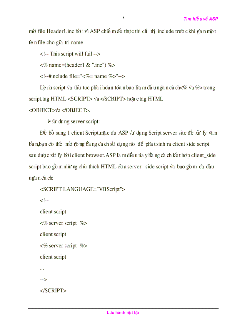 image for page Tìm hiểu về ASP ASP Learning