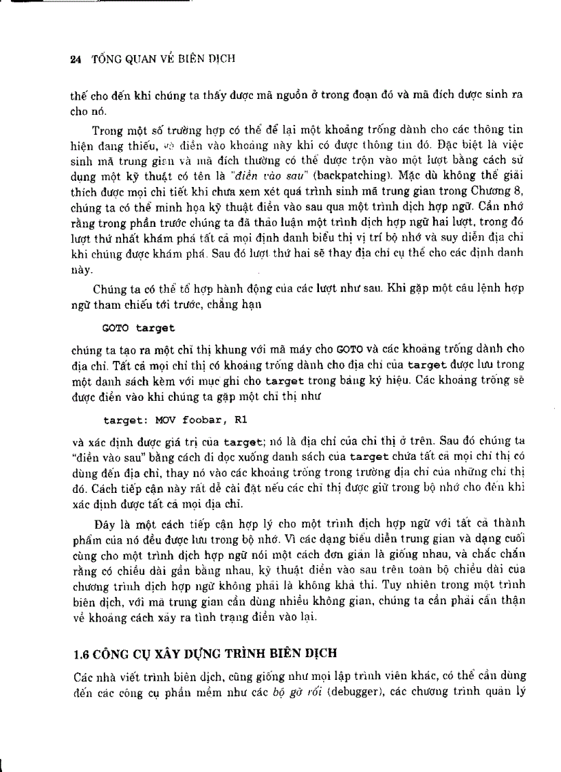 image for page Trình Biên Dịch Nguyên Lý Kỹ Thuật Công Cụ