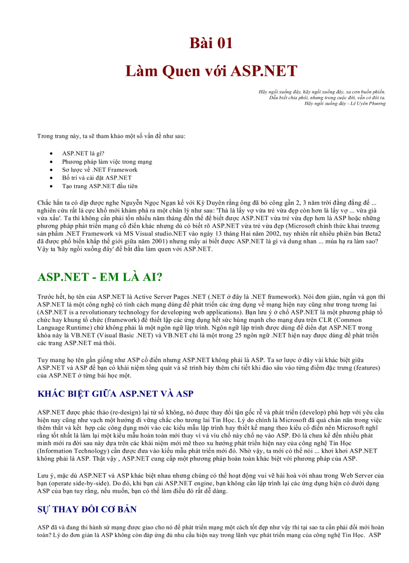 image for page Tự Học ASP dot net