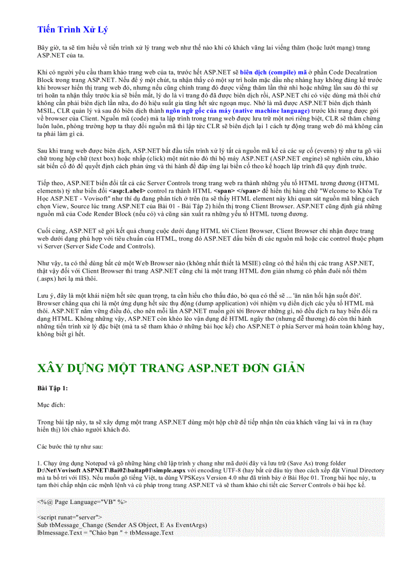 image for page Tự Học ASP dot net