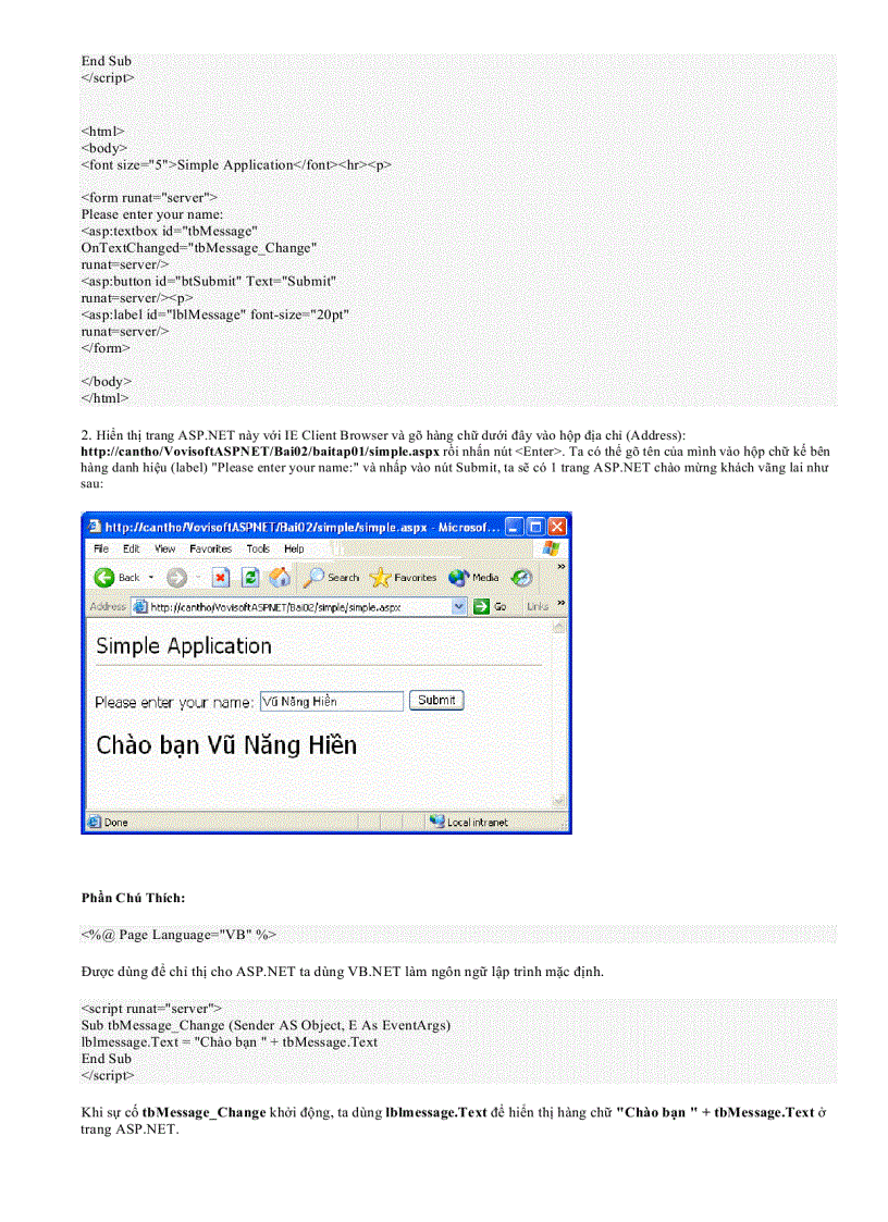 image for page Tự Học ASP dot net