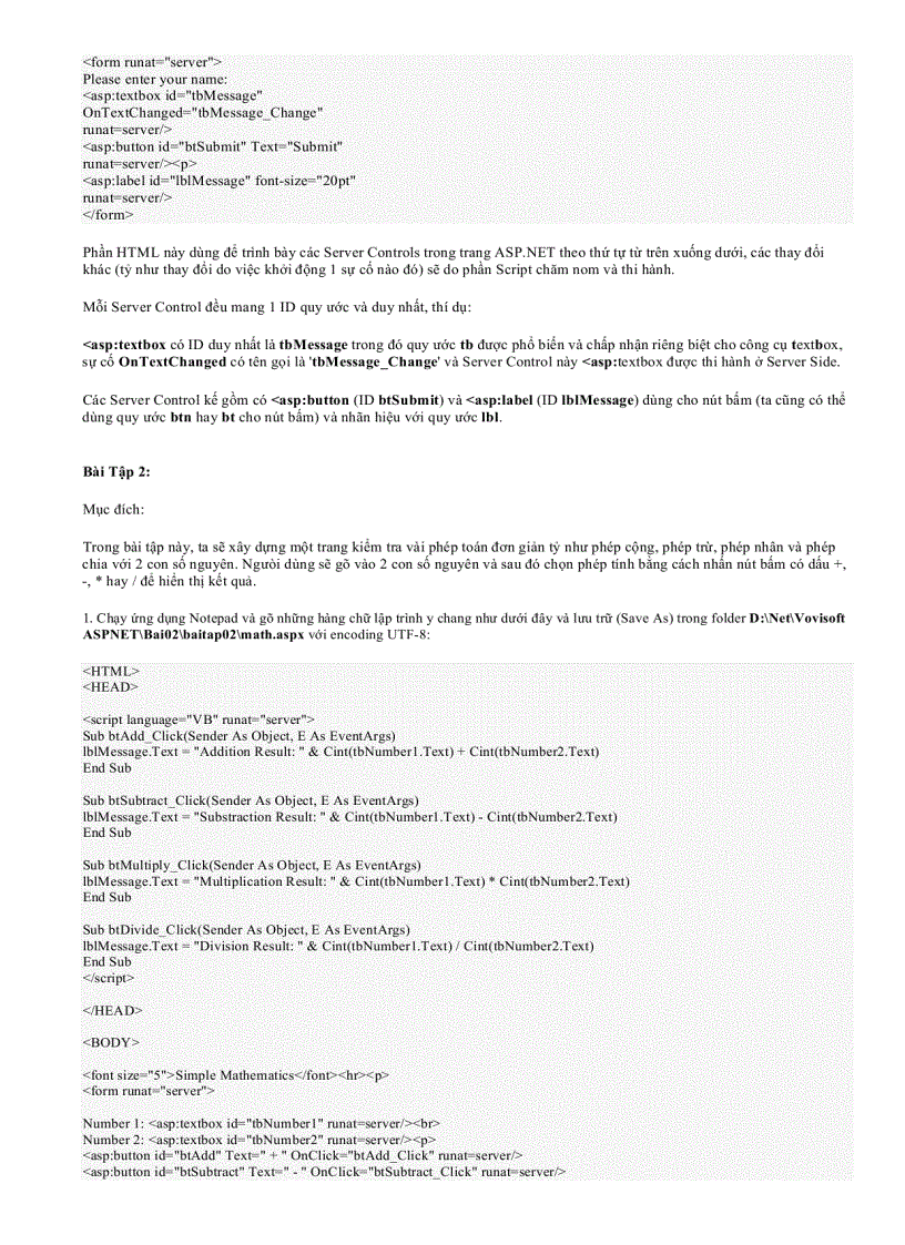 image for page Tự Học ASP dot net