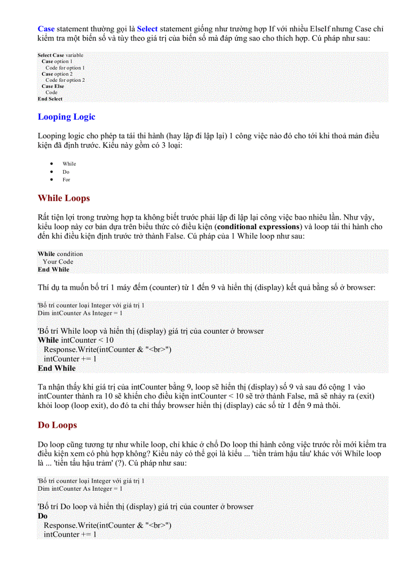 image for page Tự học Microsoft ASP NET