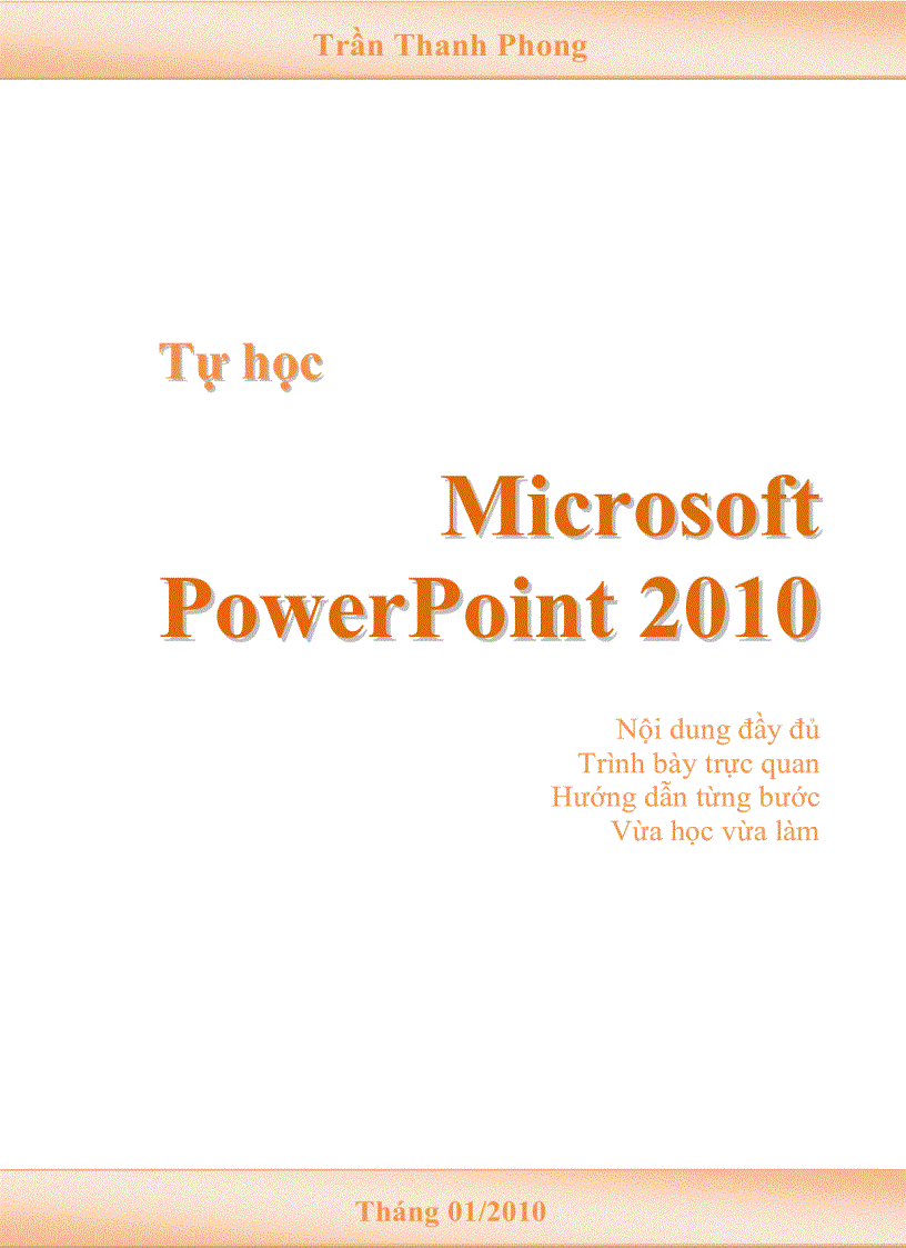 image for page Từ học Microsoft PowerPoint 2010